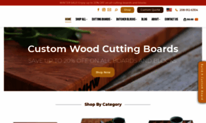 Woodcuttingboardstore.com thumbnail