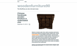 Woodenfurniture90.wordpress.com thumbnail