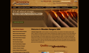 Woodenhangersusa.com thumbnail