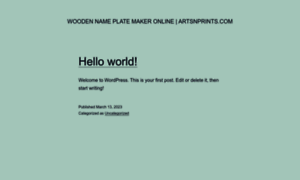 Woodennameplate.com thumbnail