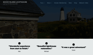 Woodislandlighthouse.org thumbnail