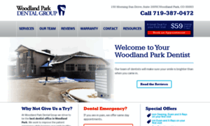 Woodlandparkdentalgroup.com thumbnail