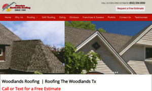 Woodlandsroofingcompany.com thumbnail