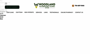 Woodlandvetclinic.net thumbnail