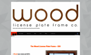 Woodlicenseplateframe.com thumbnail