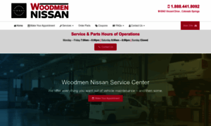 Woodmennissanservice.com thumbnail