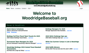 Woodridgebaseball.org thumbnail