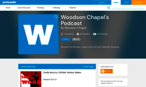 Woodsonchapel.podomatic.com thumbnail