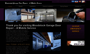 Woodstockgaragedoorrepair.com thumbnail