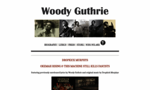 Woodyguthrie.com thumbnail