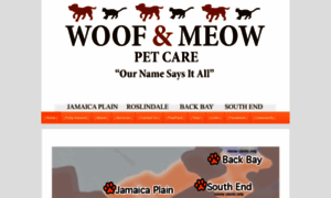 Woofmeowpetcare.com thumbnail