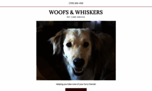 Woofsandwhiskerspetcare.ca thumbnail