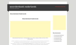 Woordenboek-nederlands.be thumbnail