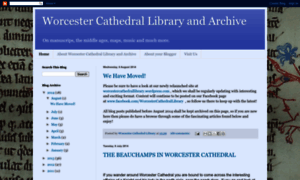 Worcestercathedrallibrary.blogspot.com thumbnail