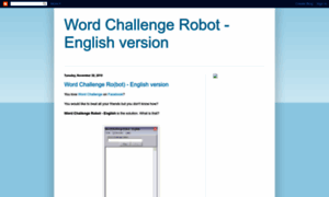 Word-challenge-robot-en.blogspot.com thumbnail