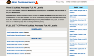 Word-cookies-answers.com thumbnail