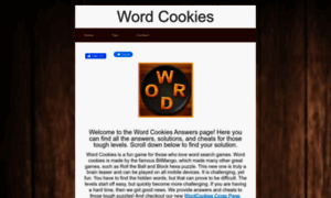 Word-cookies.com thumbnail