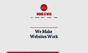Wordandwebdesign.com thumbnail