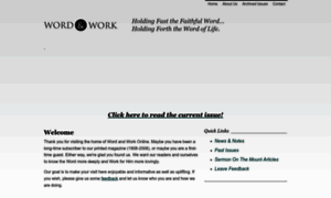 Wordandwork.org thumbnail