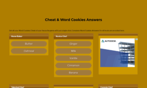 Wordcookiescheatanswers.com thumbnail