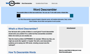 Worddescrambler.net thumbnail