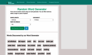 Wordgenerator.info thumbnail