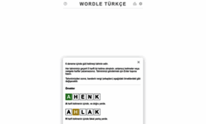 Wordleturkce.org thumbnail