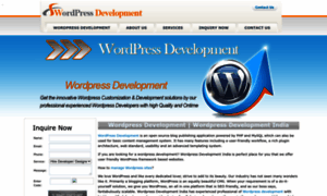 Wordpress-development-india.com thumbnail