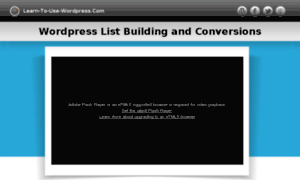 Wordpress-list-building-and-conversions.learn-to-use-wordpress.com thumbnail