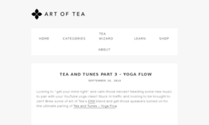 Wordpress.artoftea.com thumbnail