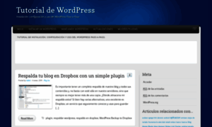 Wordpress.comocreartuweb.com thumbnail