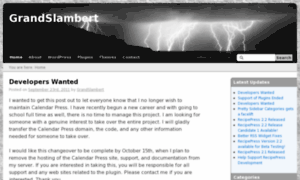 Wordpress.grandslambert.com thumbnail