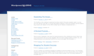 Wordpress3.jsrhs.net thumbnail