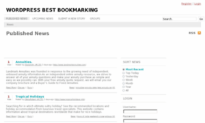 Wordpressbestbookmarking.info thumbnail