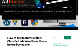 Wordpressclassifiedtheme.wordpress.com thumbnail