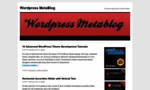 Wordpressmetablog.com thumbnail