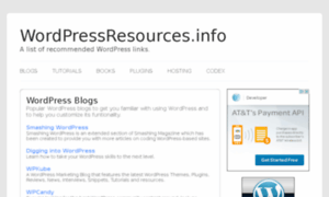 Wordpressresources.info thumbnail