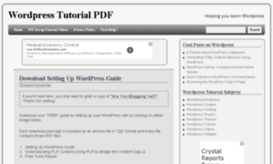 Wordpresstutorialpdf.com thumbnail