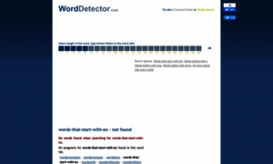 Words-that-start-with-ex.worddetector.com thumbnail