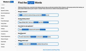 Words-to-use.com thumbnail