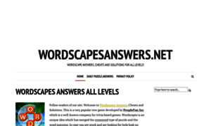 Wordscapesanswers.net thumbnail