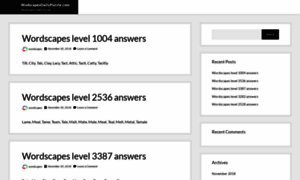 Wordscapesdailypuzzle.com thumbnail