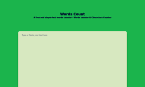 Wordscount.online thumbnail