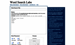 Wordsearchlabs.com thumbnail