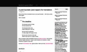 Wordstogoodeffect.wordpress.com thumbnail