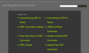 Wordtopdfconverter.info thumbnail