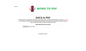 Wordtopdfonline.net thumbnail