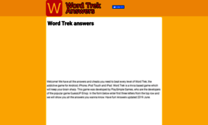 Wordtrek-answers.net thumbnail