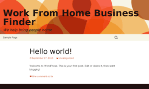 Work-from-home-business-finder.com thumbnail