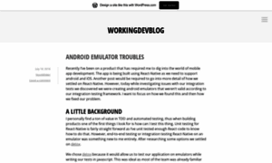 Workingdevblog.wordpress.com thumbnail